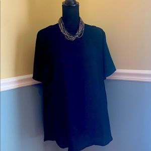 Woman’s Banana Republic Black Sheer Top NWT